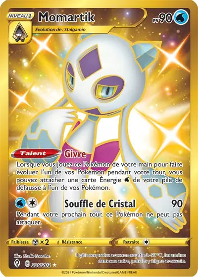Momartik 226/203 | Évolution Céleste EVS | Manga Cash Ans-Liège - vente à l’unité, prix basé sur Cardmarket.