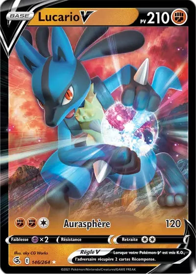 Lucario V 146/264 – Manga Cash Ans (Liège)