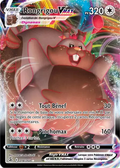 Rongrigou VMAX 218/264 – Manga Cash Ans (Liège)