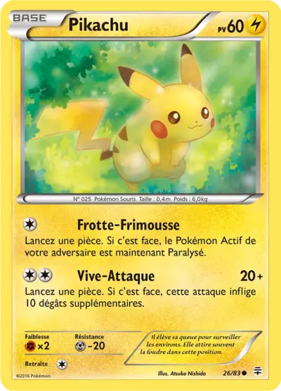 Carte Pokémon Pikachu 26/83 - Générations GEN chez Manga Cash Ans (Liège)