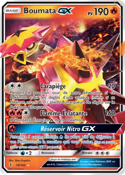 Boumata GX 18/145, carte Gardiens Ascendants (GRI), en vente à Manga Cash à Ans, province de Liège.
