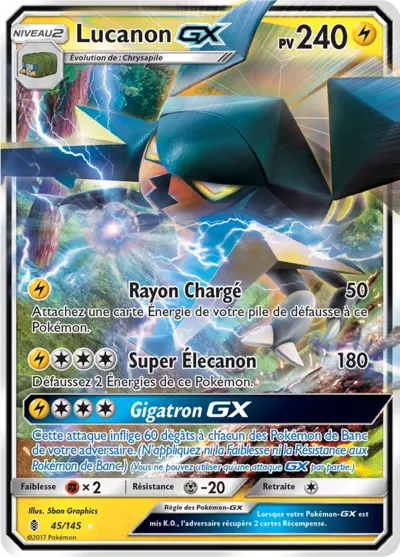 Lucanon GX 45/145, carte Gardiens Ascendants (GRI), en vente à Manga Cash à Ans, province de Liège.