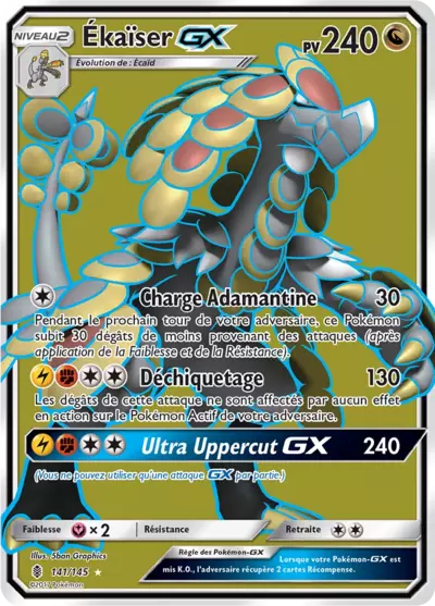 Ékaïser GX 141/145, carte Gardiens Ascendants (GRI), en vente à Manga Cash à Ans, province de Liège.
