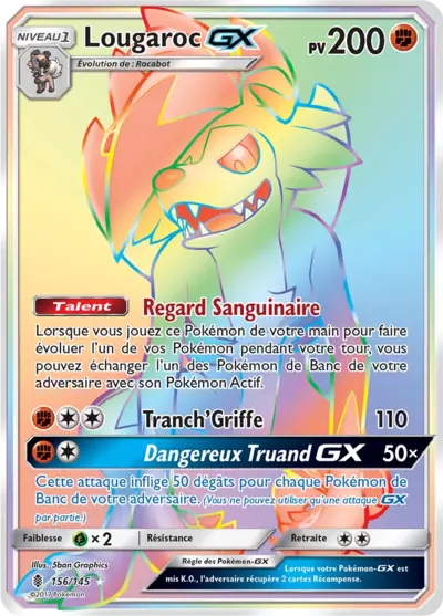 Lougaroc GX 156/145, carte Gardiens Ascendants (GRI), en vente à Manga Cash à Ans, province de Liège.