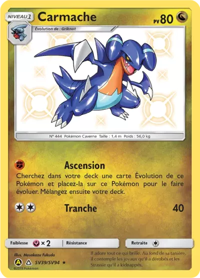 Carmache SV39/SV94, carte Destinées Occultes (HIF), en vente à Manga Cash à Ans, province de Liège.