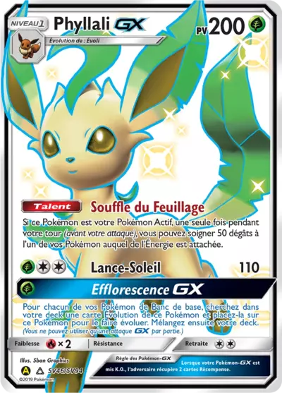 Phyllali GX SV46/SV94, carte Destinées Occultes (HIF), en vente à Manga Cash à Ans, province de Liège.