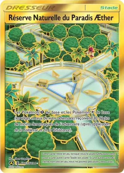 Réserve Naturelle du Paradis Æther SV87/SV94, carte Destinées Occultes (HIF), en vente à Manga Cash à Ans, province de Liège.