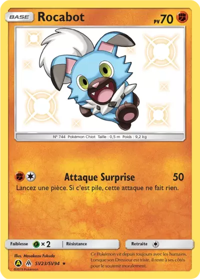 Rocabot SV23/SV94, carte Destinées Occultes (HIF), en vente à Manga Cash à Ans, province de Liège.