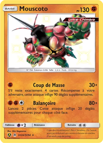 Mouscoto SV24/SV94, carte Destinées Occultes (HIF), en vente à Manga Cash à Ans, province de Liège.