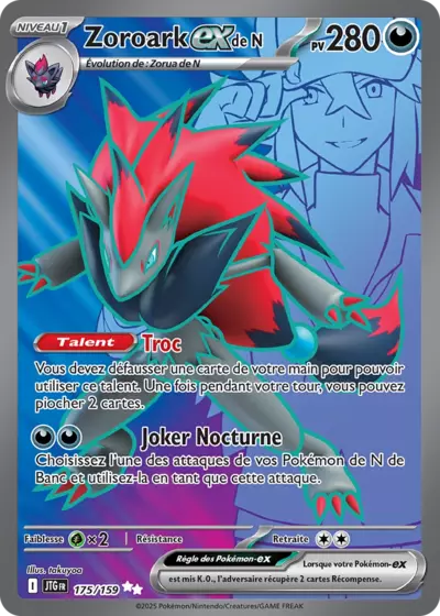 Retrouvez Zoroark EX de N 175/159 – Aventures Ensemble chez Manga Cash Ans (Liège).