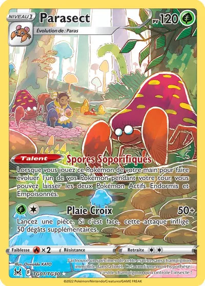 Carte Pokémon Parasect TG01/TG30 - Origine Perdue - Manga Cash Ans (Liège) - vente à l’unité, prix Cardmarket