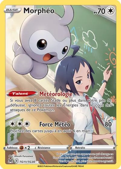 Carte Pokémon Morphéo TG11/TG30 - Origine Perdue - Manga Cash Ans (Liège) - vente à l’unité, prix Cardmarket
