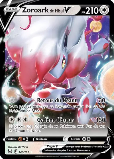 Carte Pokémon Zoroark de Hisui V 146/196 - Origine Perdue - Manga Cash Ans (Liège) - vente à l’unité, prix Cardmarket