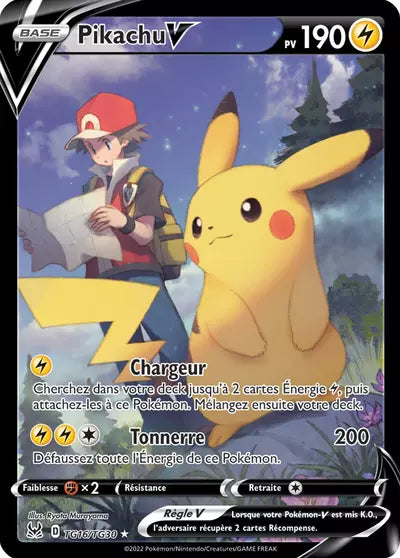Carte Pokémon Pikachu V TG16/TG30 - Origine Perdue - Manga Cash Ans (Liège) - vente à l’unité, prix Cardmarket