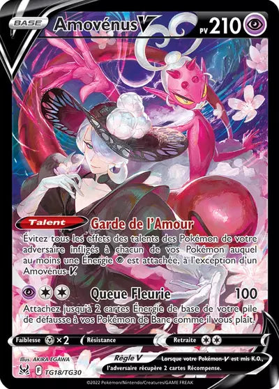 Carte Pokémon Amovénus V TG18/TG30 - Origine Perdue - Manga Cash Ans (Liège) - vente à l’unité, prix Cardmarket
