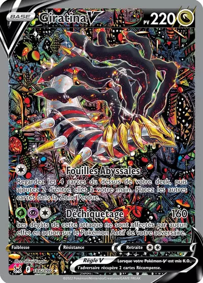 Carte Pokémon Giratina V 186/196 - Origine Perdue - Manga Cash Ans (Liège) - vente à l’unité, prix Cardmarket