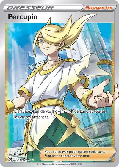 Carte Pokémon Percupio 196/196 - Origine Perdue - Manga Cash Ans (Liège) - vente à l’unité, prix Cardmarket