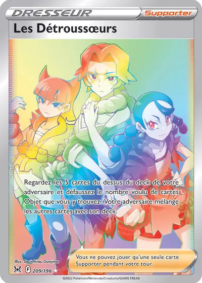 Carte Pokémon Les Détroussœurs 209/196 - Origine Perdue - Manga Cash Ans (Liège) - vente à l’unité, prix Cardmarket