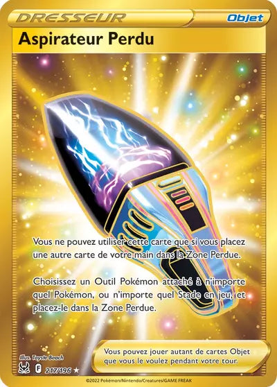 Carte Pokémon Aspirateur Perdu 217/196 - Origine Perdue - Manga Cash Ans (Liège) - vente à l’unité, prix Cardmarket