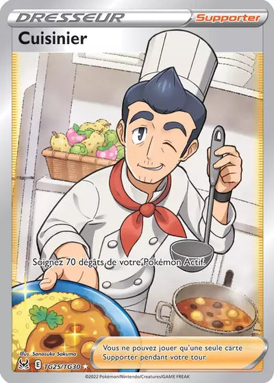Carte Pokémon Cuisinier TG25/TG30 - Origine Perdue - Manga Cash Ans (Liège) - vente à l’unité, prix Cardmarket
