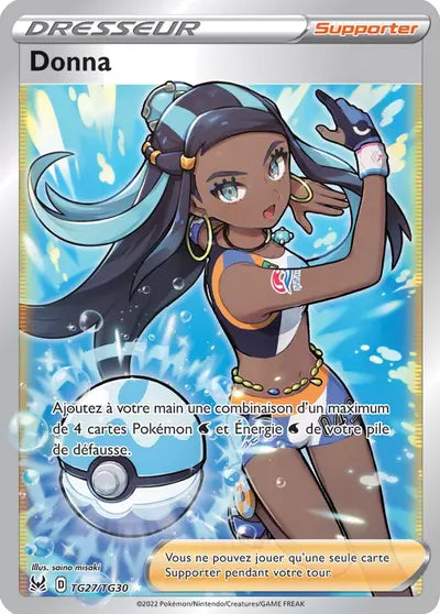 Carte Pokémon Donna TG27/TG30 - Origine Perdue - Manga Cash Ans (Liège) - vente à l’unité, prix Cardmarket