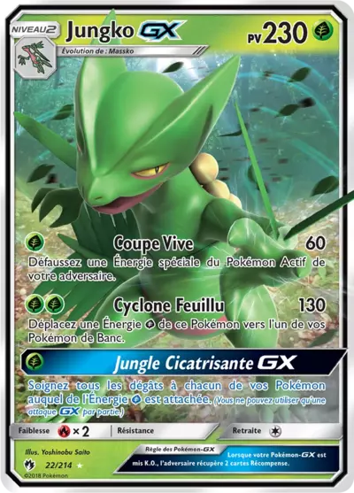 Jungko GX 22/214, carte Tonnerre Perdu (LOT), en vente à Manga Cash à Ans, province de Liège.