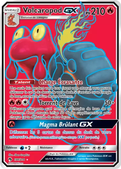 Volcaropod GX 198/214, carte Tonnerre Perdu (LOT), en vente à Manga Cash à Ans, province de Liège.