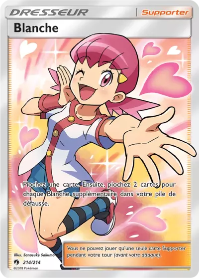 Blanche 214/214, carte Tonnerre Perdu (LOT), en vente à Manga Cash à Ans, province de Liège.