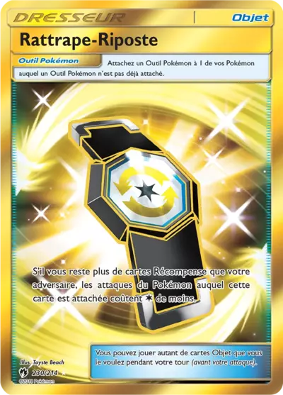 Rattrape-Riposte 230/214, carte Tonnerre Perdu (LOT), en vente à Manga Cash à Ans, province de Liège.