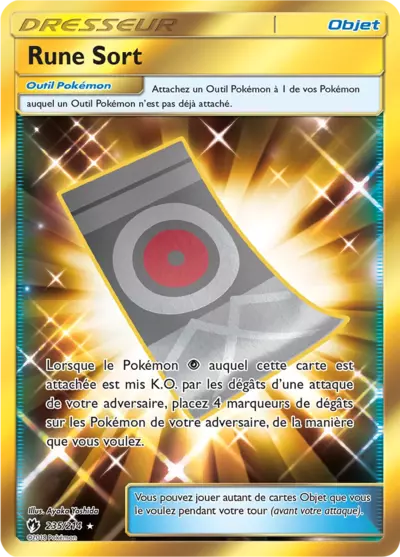 Rune Sort 235/214, carte Tonnerre Perdu (LOT), en vente à Manga Cash à Ans, province de Liège.