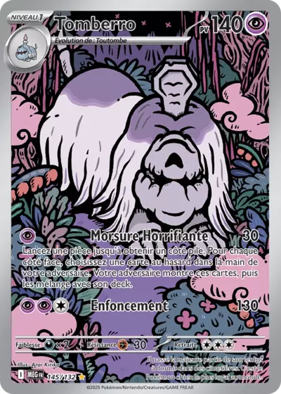 Retrouvez Tomberro 145/132 – Méga Évolution chez Manga Cash Ans (Liège).
