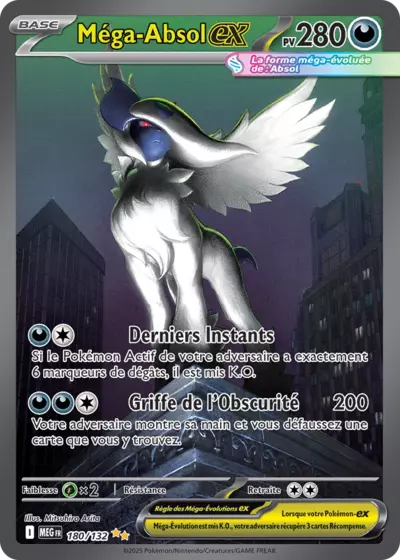 Retrouvez Méga-Absol EX 180/132 – Méga Évolution chez Manga Cash Ans (Liège).