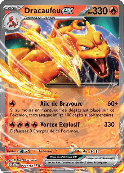 Retrouvez Dracaufeu EX 006/165 – 151 chez Manga Cash Ans (Liège).