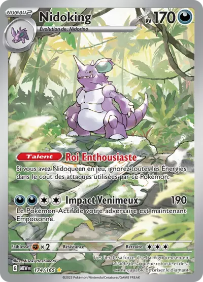 Retrouvez Nidoking 174/165 – 151 chez Manga Cash Ans (Liège).