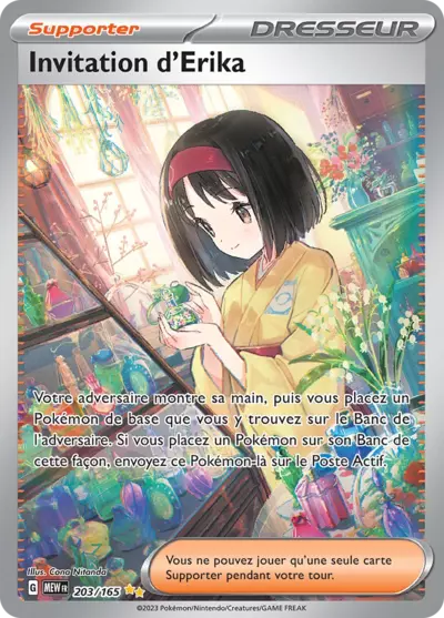 Retrouvez Invitation d'Erika 203/165 – 151 chez Manga Cash Ans (Liège).