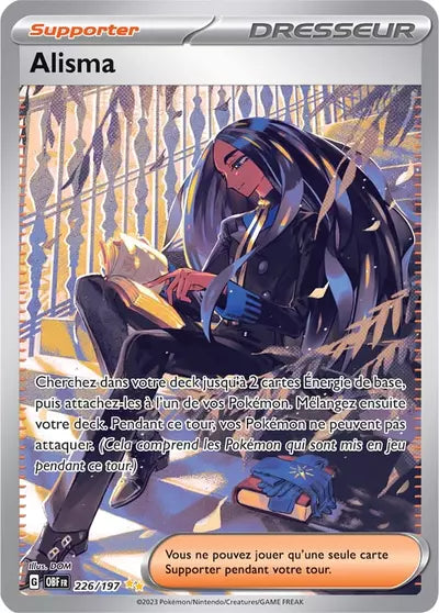 Retrouvez Alisma 226/197 – Flammes Obsidiennes chez Manga Cash Ans (Liège).