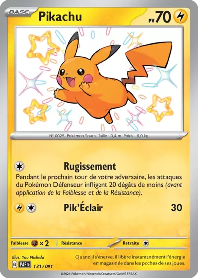 Retrouvez Pikachu 131/091 – Destinées de Paldea chez Manga Cash Ans (Liège).