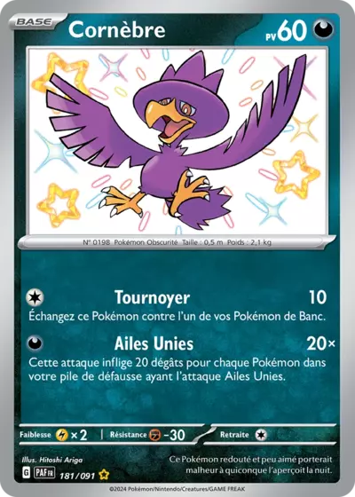 Retrouvez Cornèbre 181/091 – Destinées de Paldea chez Manga Cash Ans (Liège).