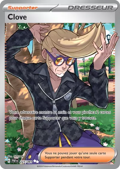 Retrouvez Clove 227/091 – Destinées de Paldea chez Manga Cash Ans (Liège).