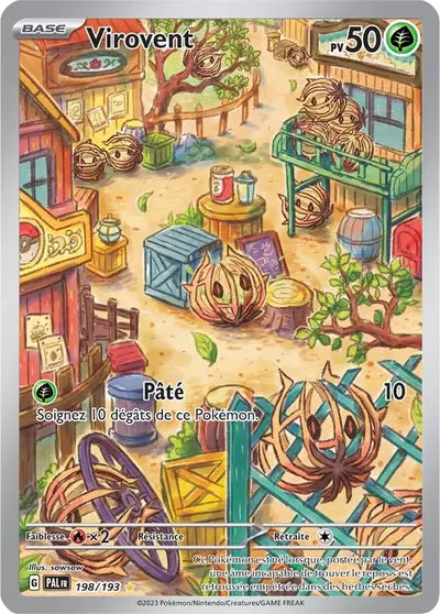 Retrouvez Virovent 198/193 – Évolutions à Paldea chez Manga Cash Ans (Liège).