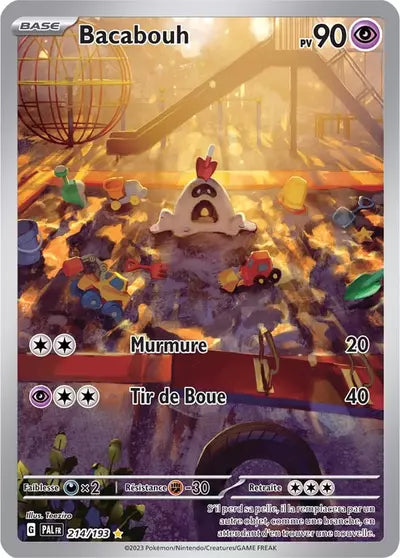 Retrouvez Bacabouh 214/193 – Évolutions à Paldea chez Manga Cash Ans (Liège).