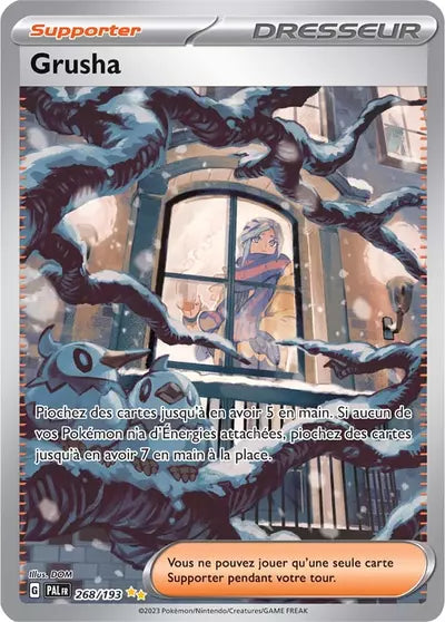 Retrouvez Grusha 268/193 – Évolutions à Paldea chez Manga Cash Ans (Liège).