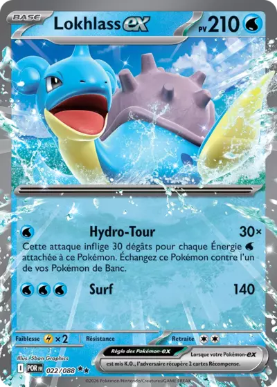 Lokhlass EX 022/088, carte Équilibre Parfait (POR), en vente à Manga Cash à Ans, province de Liège.
