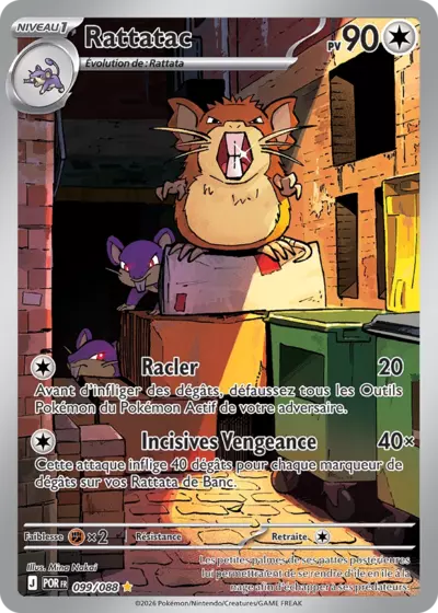 Rattatac 099/088, carte Équilibre Parfait (POR), en vente à Manga Cash à Ans, province de Liège.