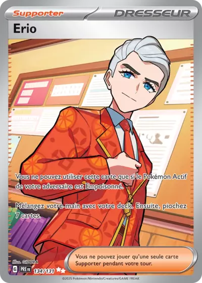 Retrouvez Erio 134/131 – Évolutions Prismatiques chez Manga Cash Ans (Liège).