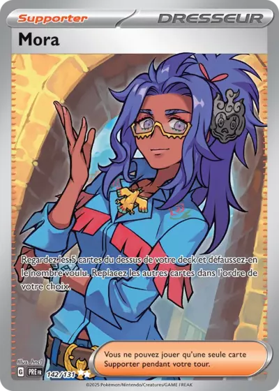 Retrouvez Mora 142/131 – Évolutions Prismatiques chez Manga Cash Ans (Liège).