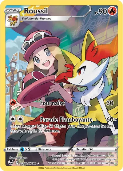 Carte Pokémon Roussil TG01/TG30 - Tempête Argentée - SIT - Manga Cash Ans (Liège)
