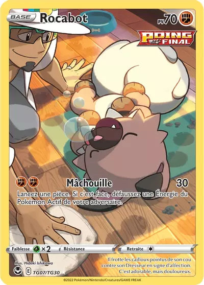 Carte Pokémon Rocabot TG07/TG30 - Tempête Argentée - SIT - Manga Cash Ans (Liège)