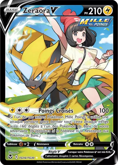Carte Pokémon Zeraora V TG16/TG30 - Tempête Argentée - SIT - Manga Cash Ans (Liège)