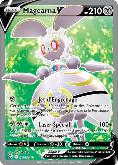 Carte Pokémon Magearna V 182/195 - Tempête Argentée - SIT - Manga Cash Ans (Liège)